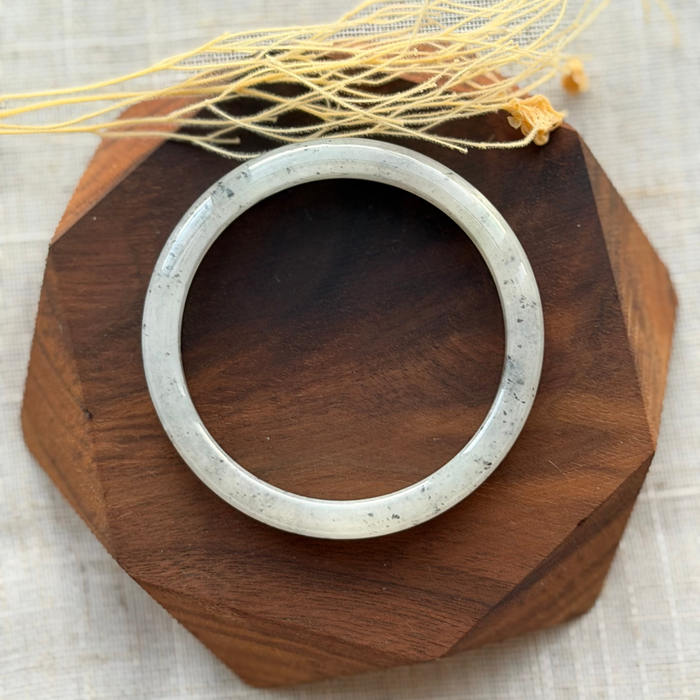 Icy Wuji Jadeite Bangle