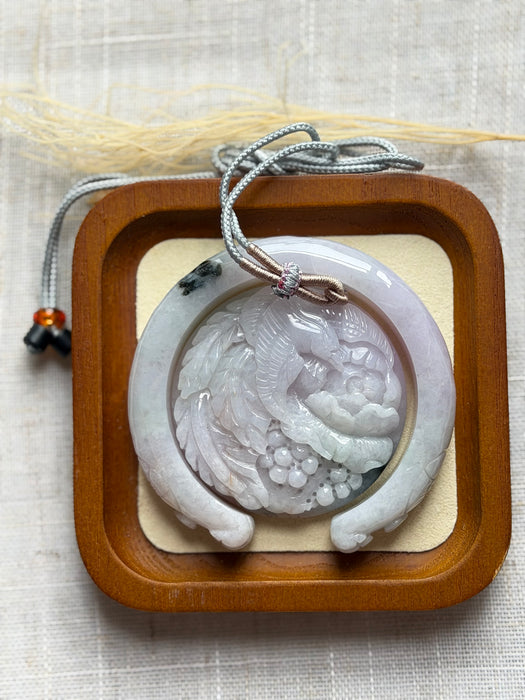 Carved Jadeite Bangle Set