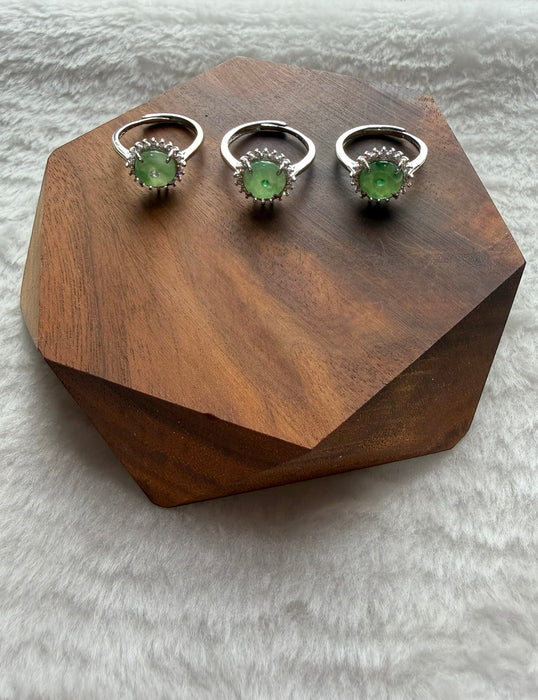 Donut Jadeite Ring