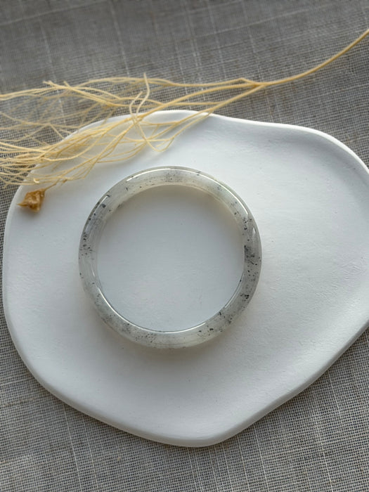 Icy Wuji Jadeite Bangle