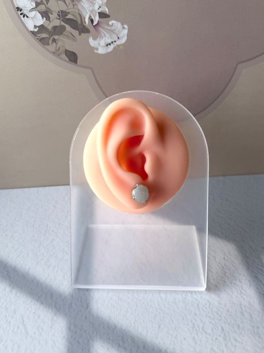 Osmanthus Garden Jadeite Studs Earrings