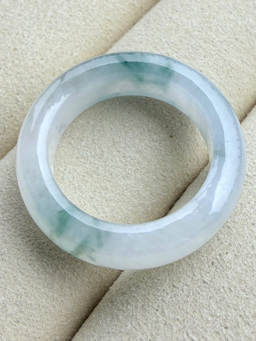 Purple Monet Jadeite Ring