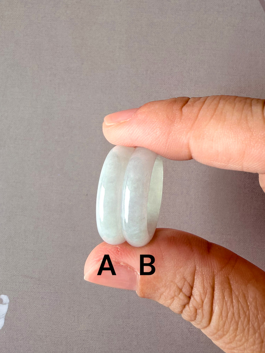 Pale Purple Jadeite Ring