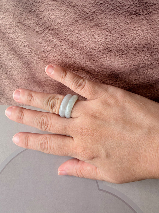 Pale Purple Jadeite Ring