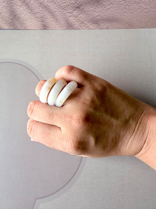 Osmanthus Sunset Jadeite Ring