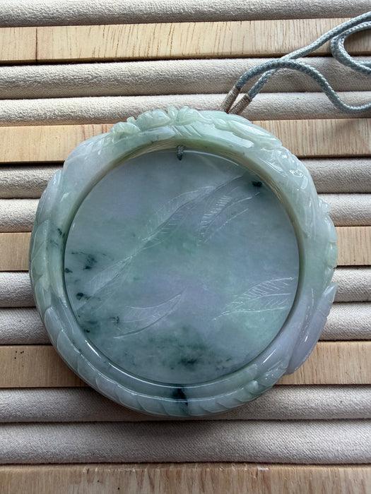 Carved Jadeite Bangle Set
