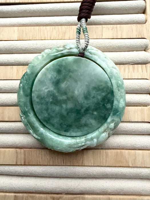 Carved Jadeite Bangle Set