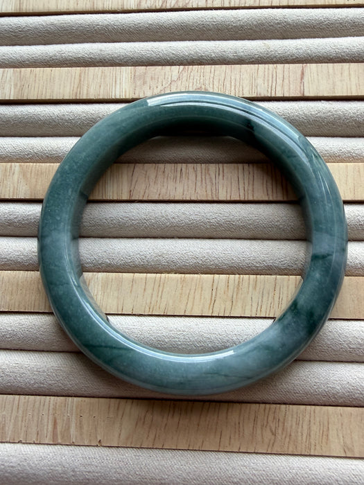 Denim Blue Guatemala Jadeite Bangle