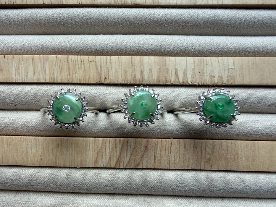 Donut Jadeite Ring