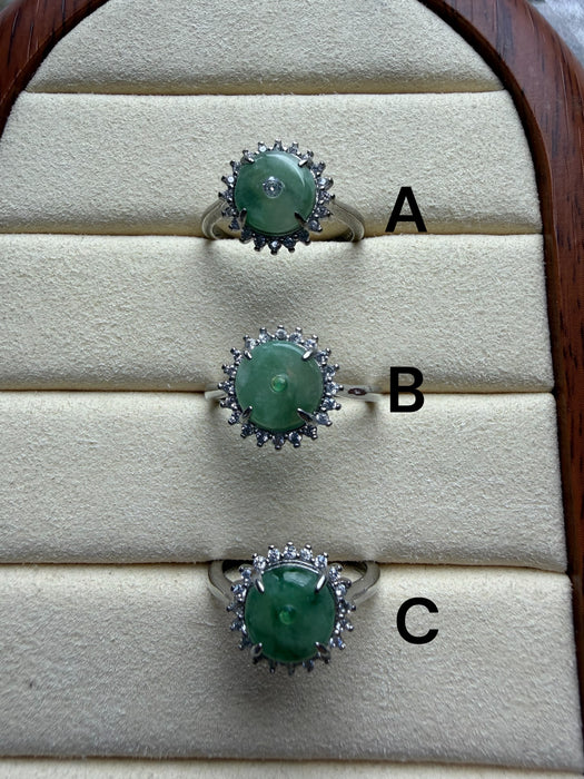 Donut Jadeite Ring