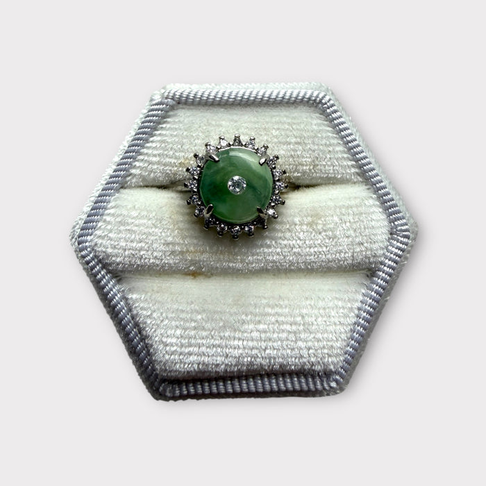 Donut Jadeite Ring