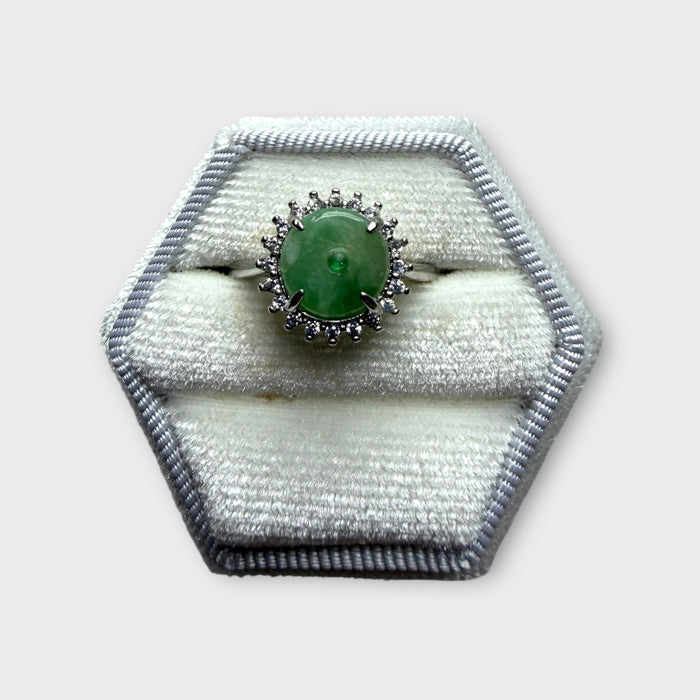 Donut Jadeite Ring