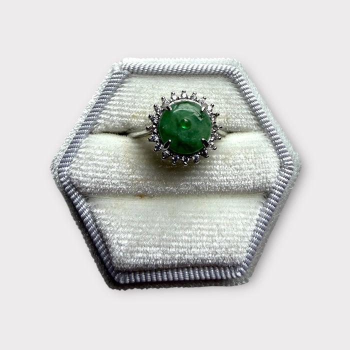 Donut Jadeite Ring