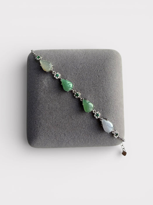 Teardrop Jadeite Bracelet