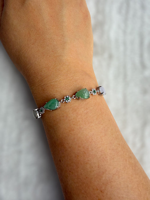 Teardrop Jadeite Bracelet