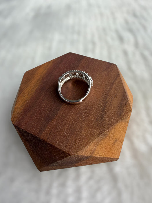 White Jadeite Band Ring