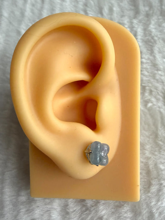 Osmanthus Jadeite Earring Studs