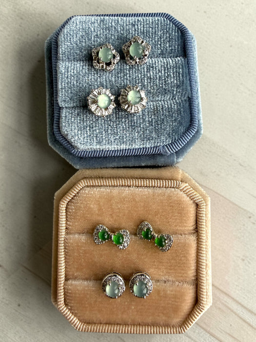Jadeite Earring Studs