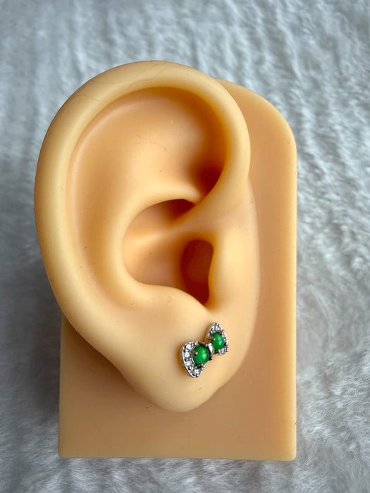 Jadeite Earring Studs