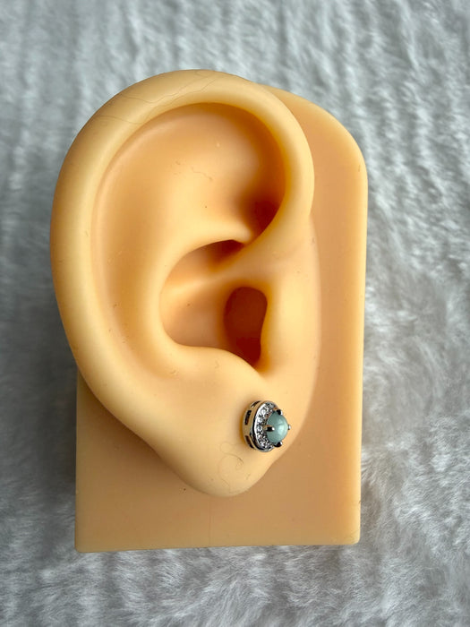 Jadeite Earring Studs
