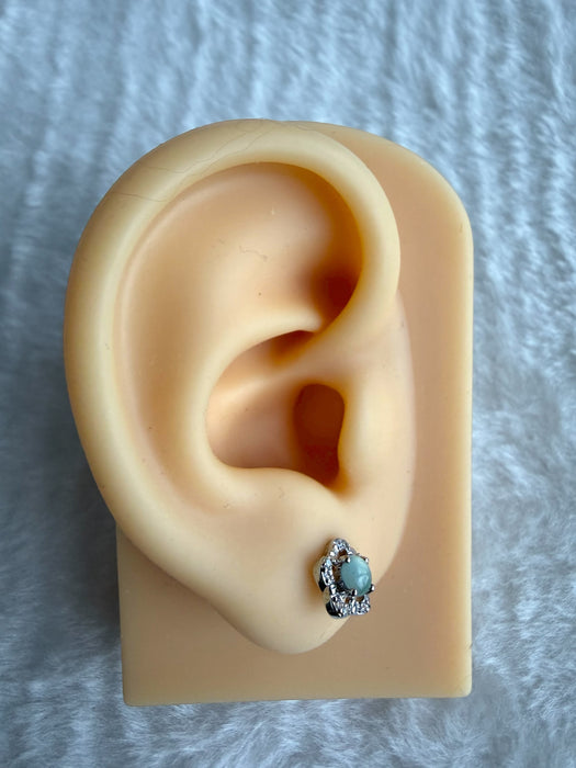 Jadeite Earring Studs