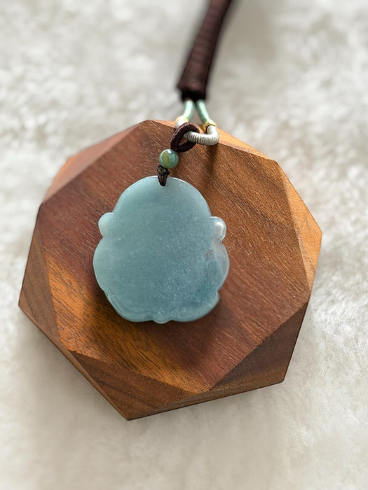 Ninetail Fox Jadeite Pendant