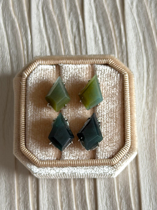 Kite Jadeite Earring Studs