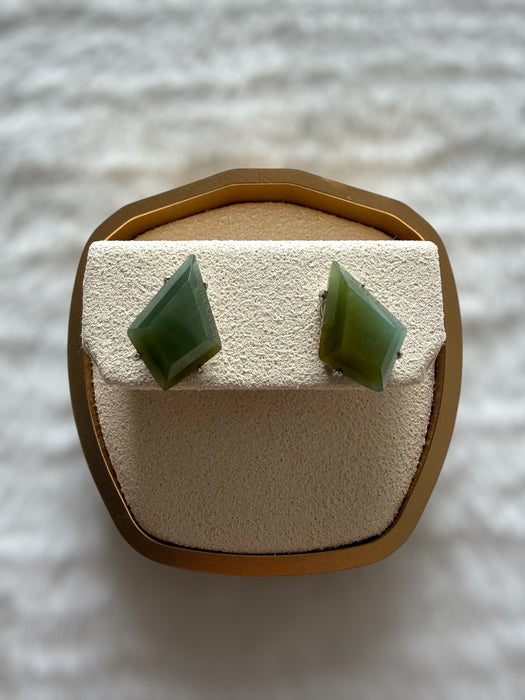 Kite Jadeite Earring Studs