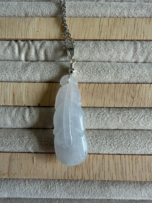 Feather Jadeite Necklace
