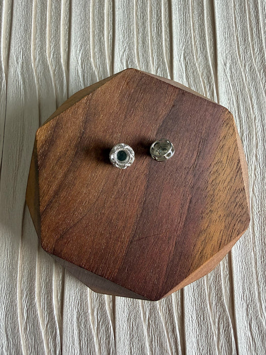 Blue Jadeite Cabochon Charm