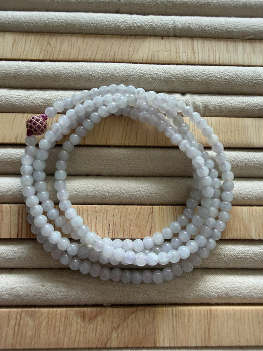 Long Jadeite Bead Bracelet