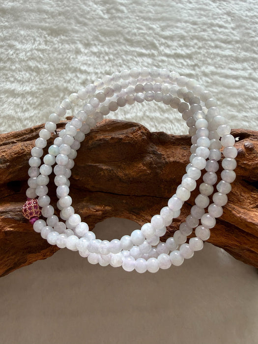 Long Jadeite Bead Bracelet