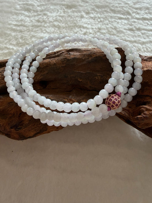 Long Jadeite Bead Bracelet