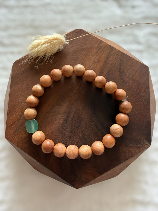 Green Freeform Jadeite Bracelet