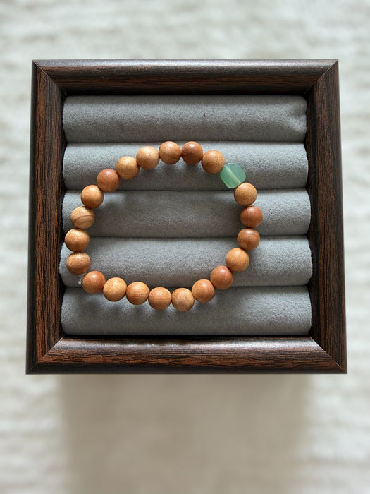 Green Freeform Jadeite Bracelet