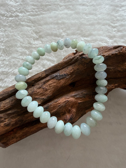Abacus Jadeite Bead Bracelet