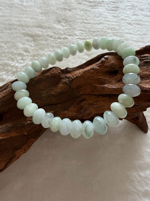 Abacus Jadeite Bead Bracelet