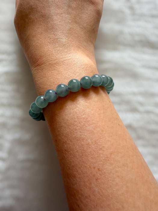 Guatemala Jadeite Bead Bracelet