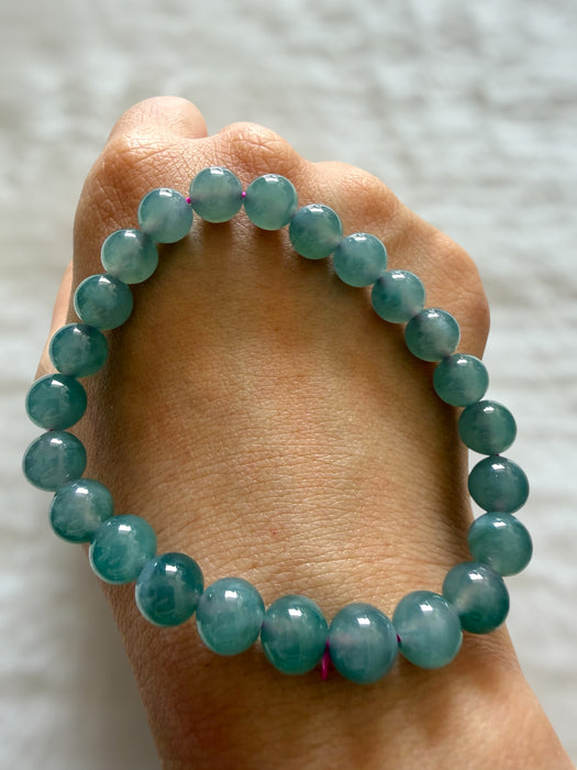 Guatemala Jadeite Bead Bracelet