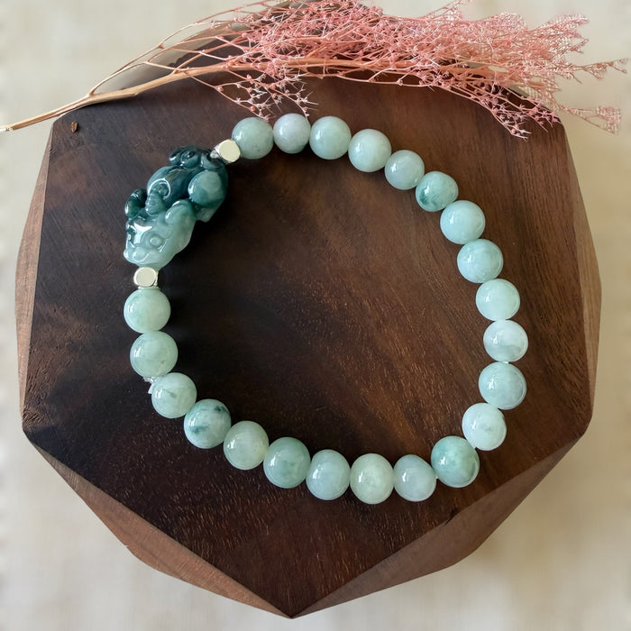 Pixiu Jadeite Bracelet