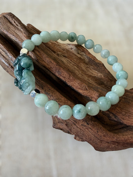 Pixiu Jadeite Bracelet