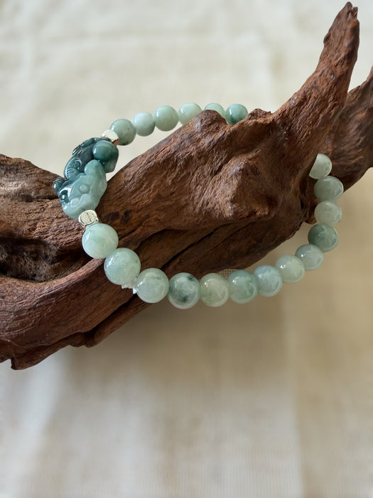 Pixiu Jadeite Bracelet