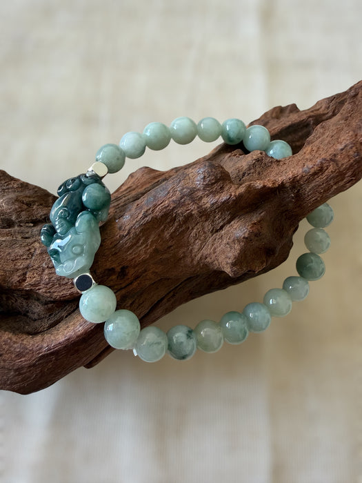 Pixiu Jadeite Bracelet