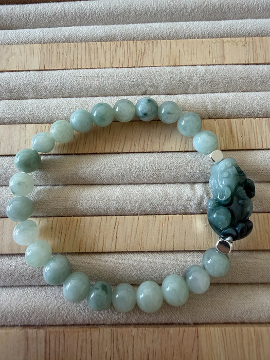 Pixiu Jadeite Bracelet
