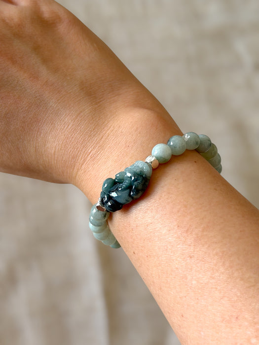 Pixiu Jadeite Bracelet