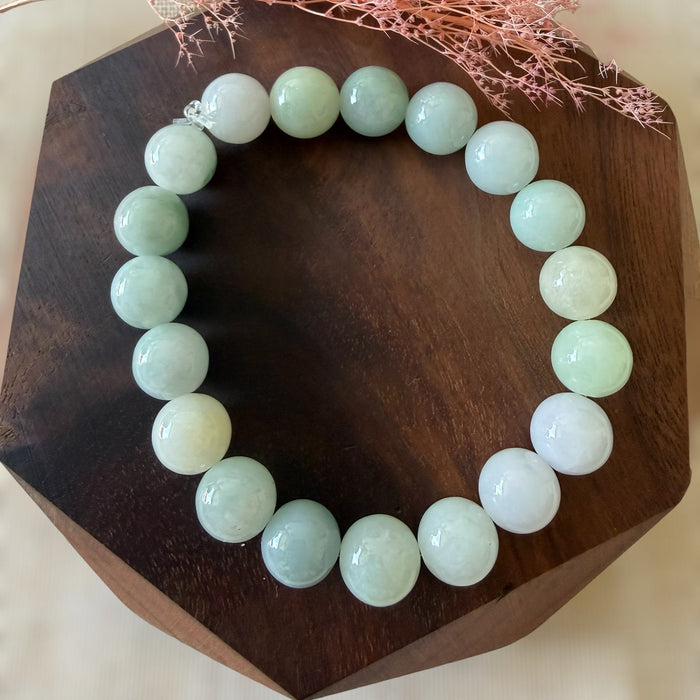Macaron Jadeite Bead Bracelet