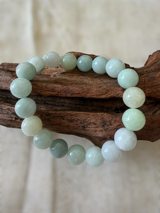 Macaron Jadeite Bead Bracelet