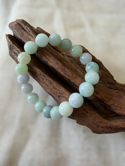 Macaron Jadeite Bead Bracelet