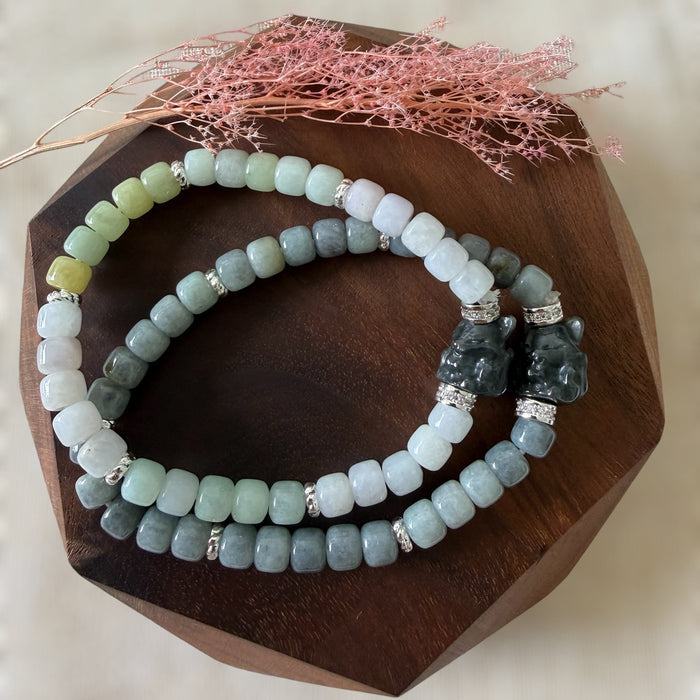 Fox Jadeite Bracelet