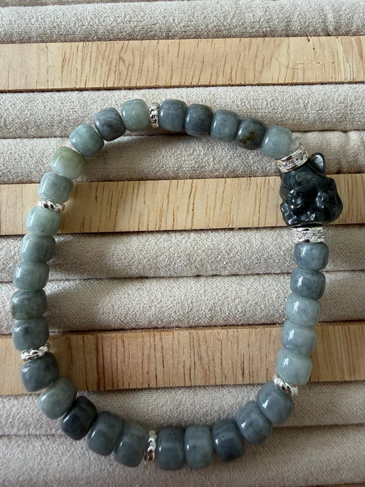 Fox Jadeite Bracelet